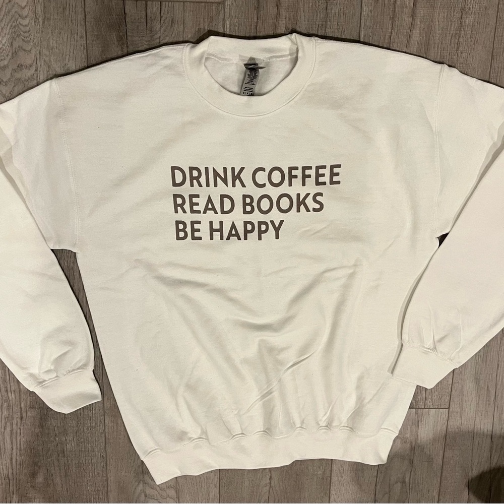 White Graphic Woman’s Sweatshirt